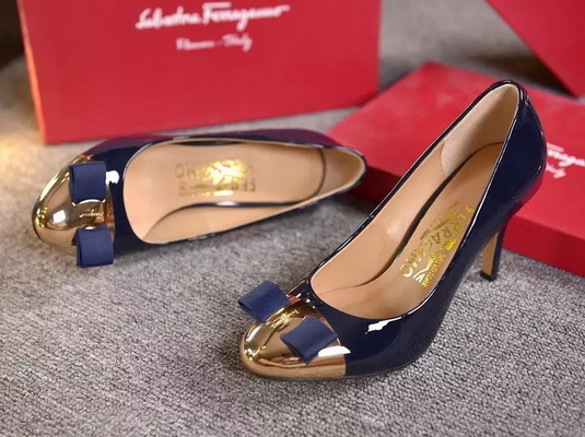 Ferragamo Shallow mouth kitten heel Shoes Women--019